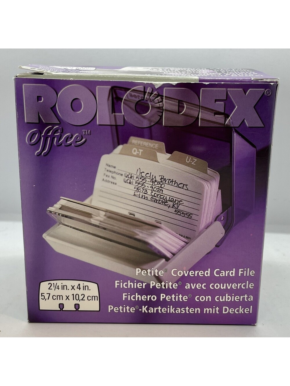 NEW Rolodex Office Card File Cards & Dividers 67072